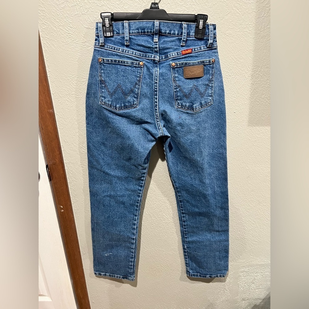 Wrangler Women's Straight Leg Pants High Waisted Best Fit a 26 Western Vintage - Picture 3 of 7